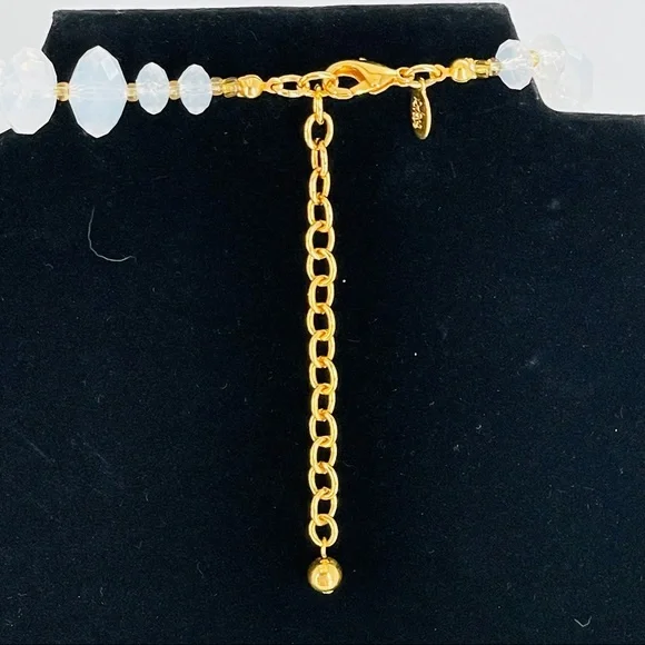 Joan Rivers Milk Faceted Lucite Bead Necklace - Picture 5 of 6